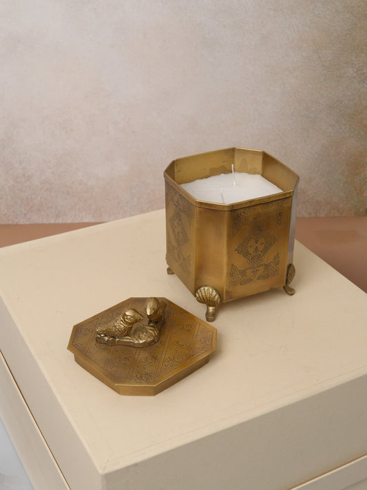 Exotic Brass Candle