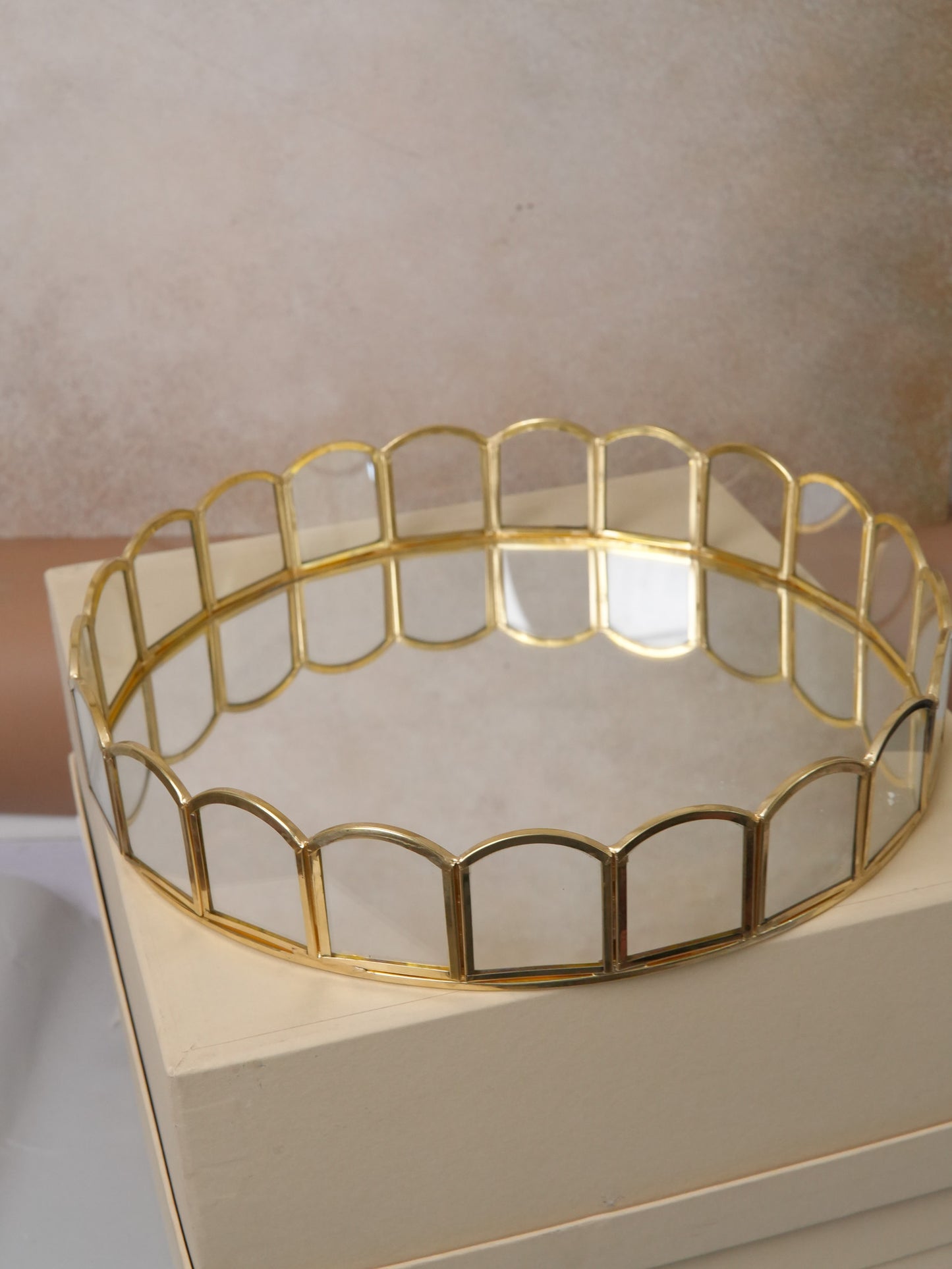 Mirror Tray Round