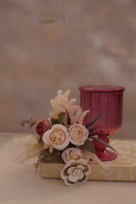 Cylindrical Glass Vase