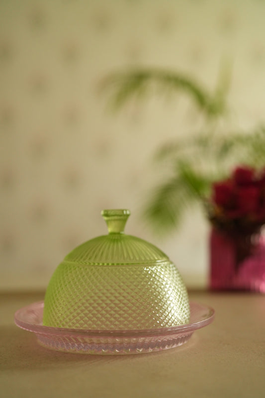 Cake Stand With Glass Cloche