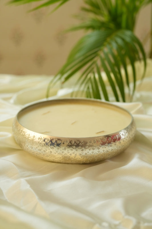 Silver Urli Candle