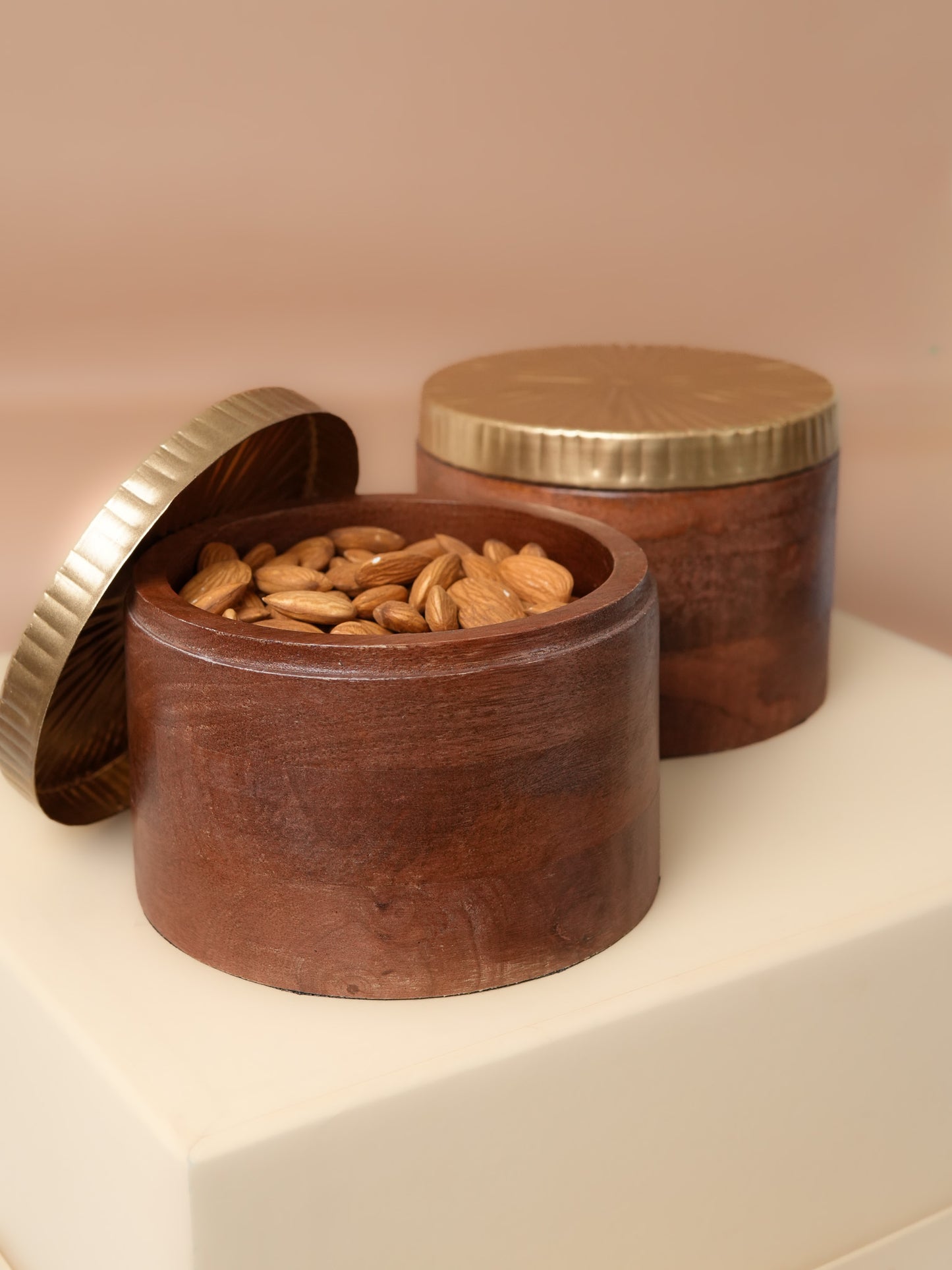 Premium wooden jars