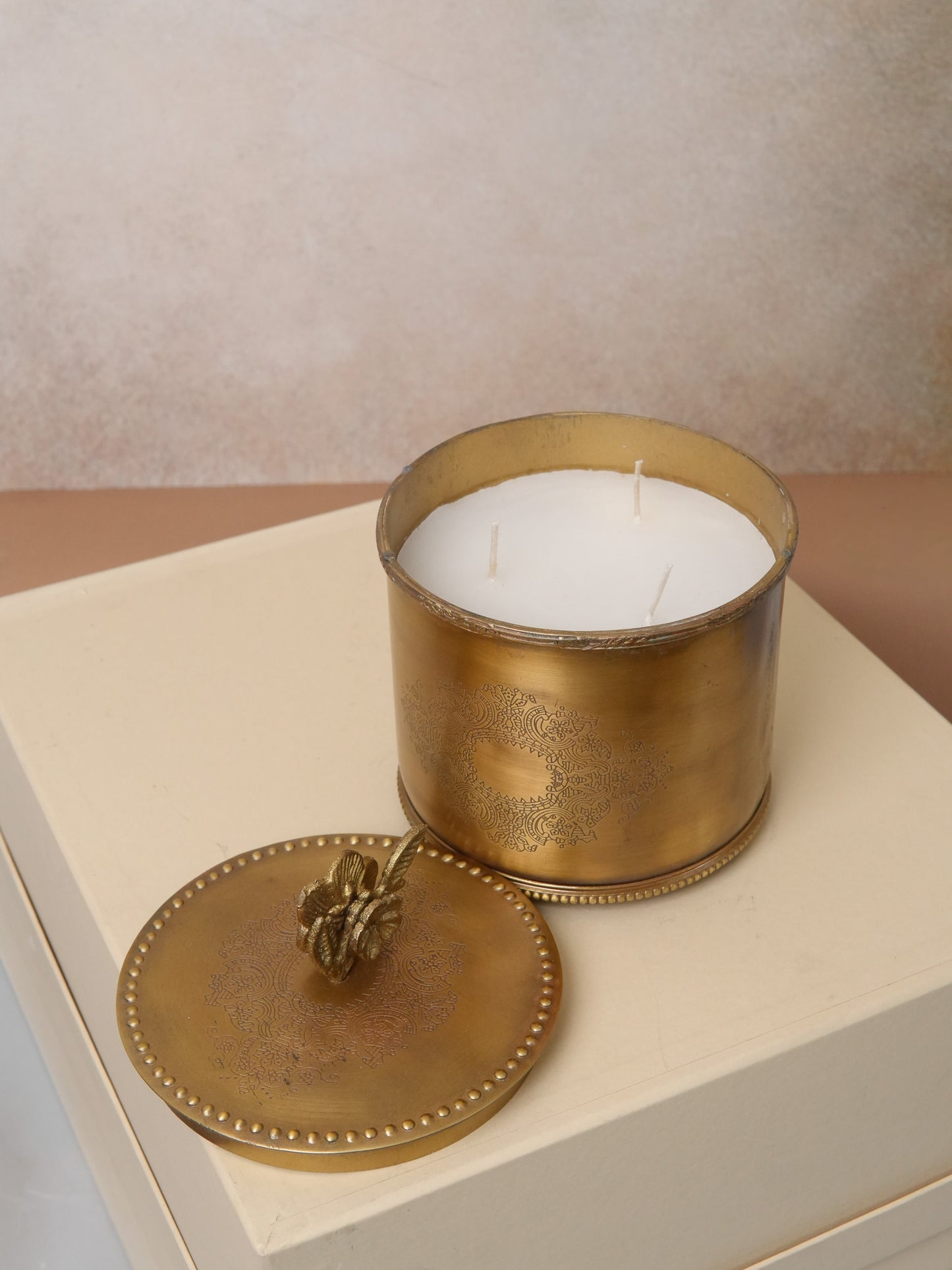 Premium Brass Jar Candle