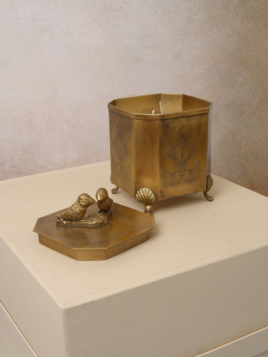 Exotic Brass Candle