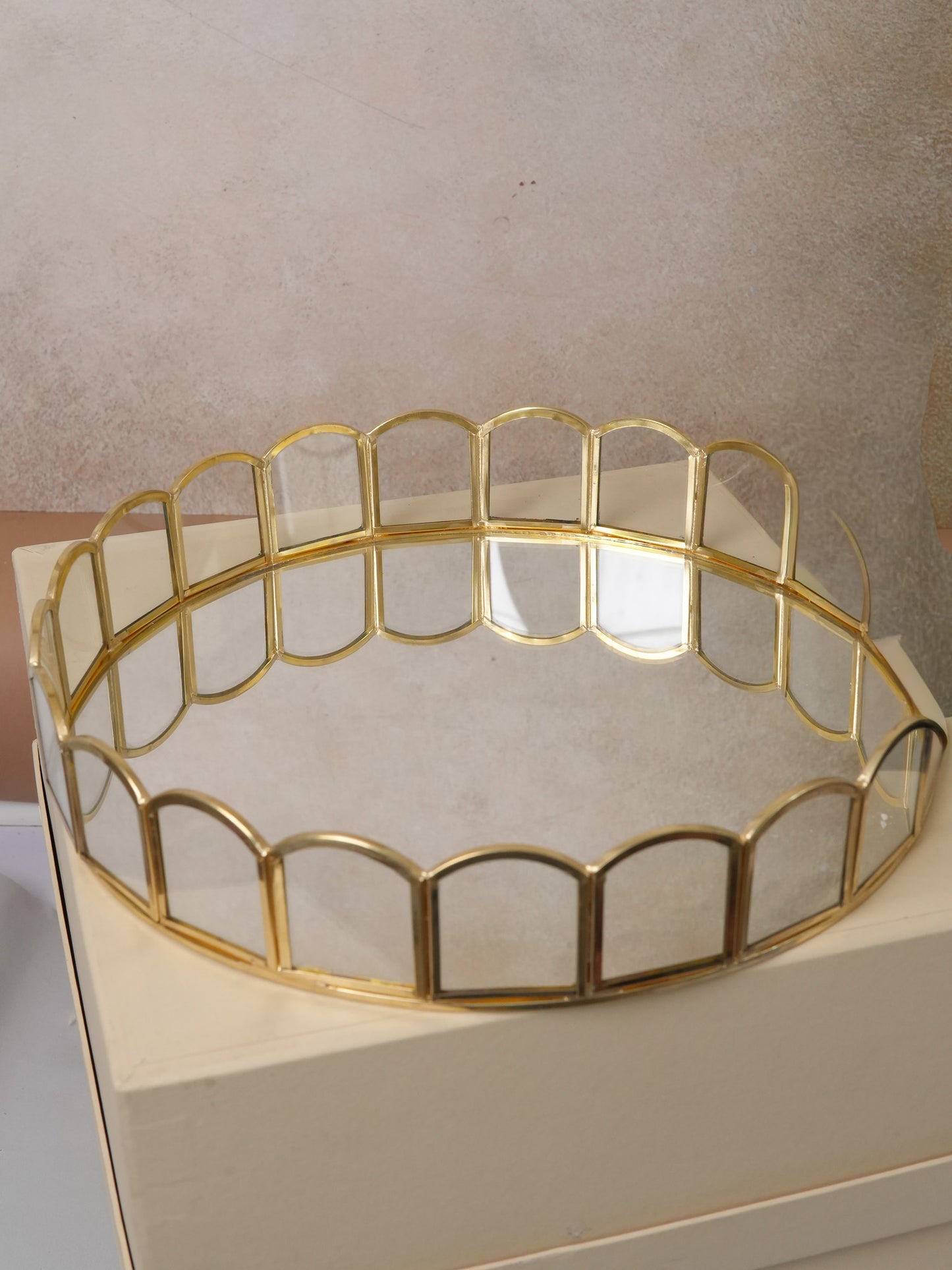 Mirror Tray Round