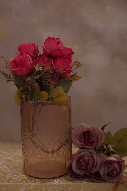 Metallic Glass Vase
