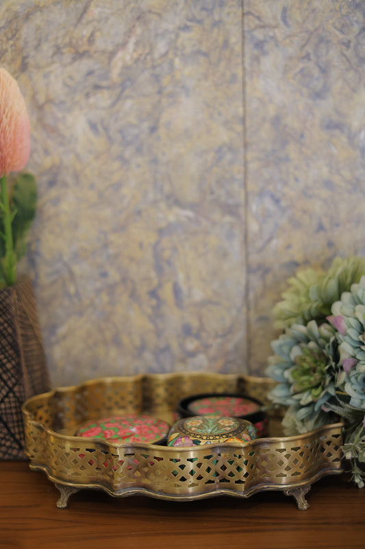 Brass Vintage Tray