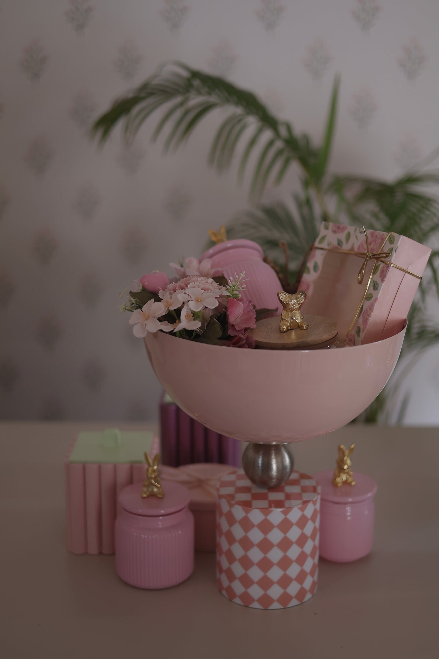 baby girl pink hamper