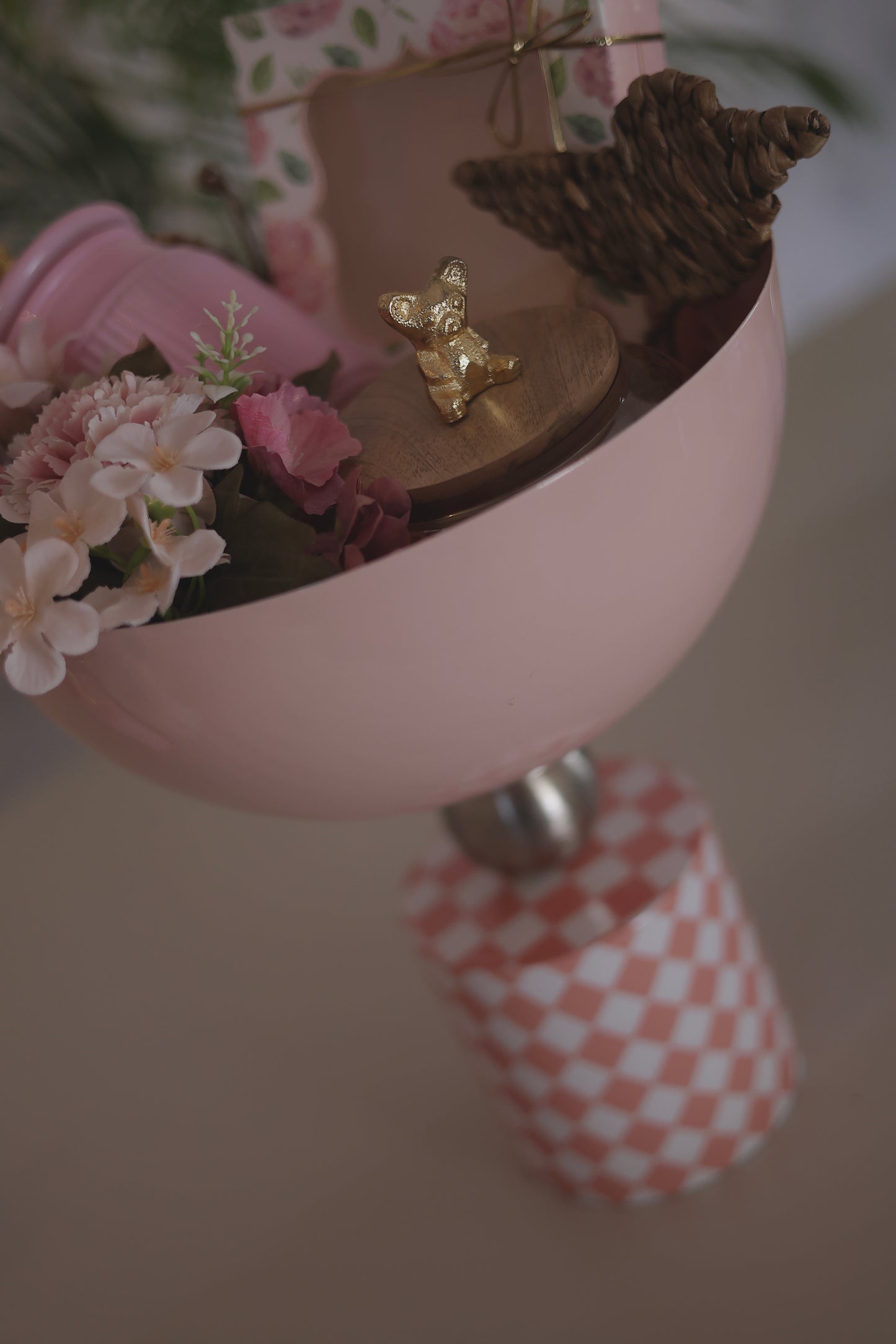 baby girl pink hamper