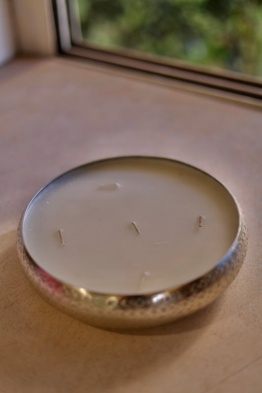 Silver Urli Candle
