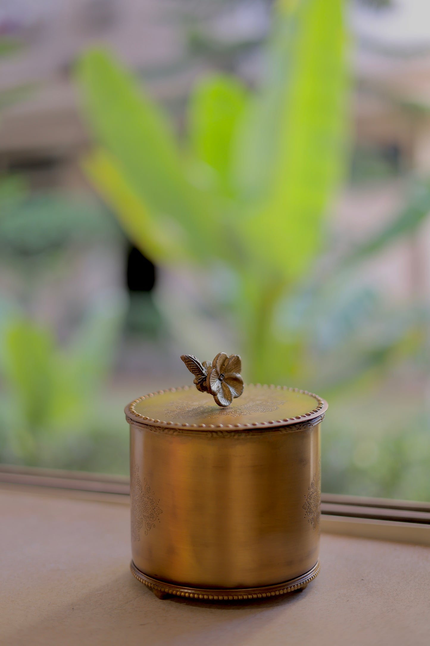 Premium Brass Jar Candle